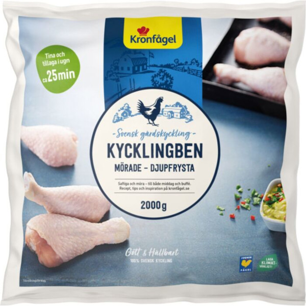 Kronfågel Kycklingben