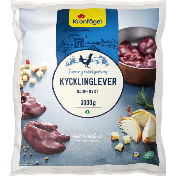 Kronfågel Kycklinglever