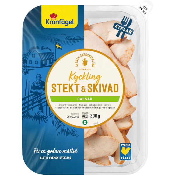 Kronfågel Kyckling Stekt & Skivad Caesar