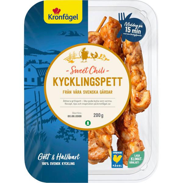 Kronfågel Kycklingspett Sweet Chili