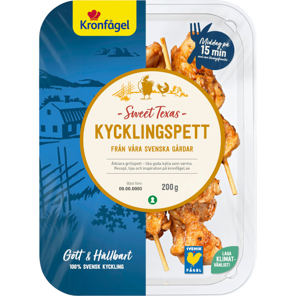 Kronfågel Kycklingspett Sweet Texas