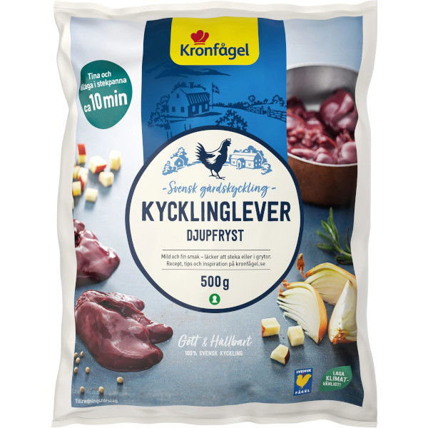 Kronfågel Kycklinglever