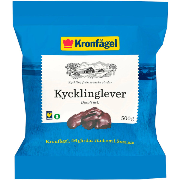 Kronfågel Kycklinglever