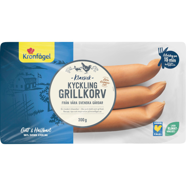 Kronfågel Kycklinggrillkorv Klassisk