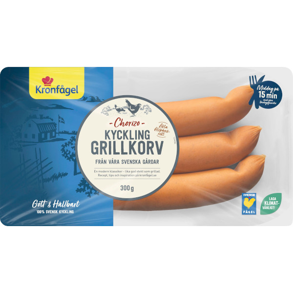 Kronfågel Kycklinggrillkorv Chorizo