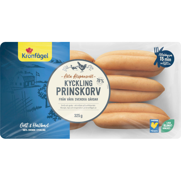 Kronfågel Kycklingprinskorv