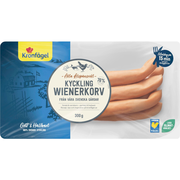 Kronfågel Kycklingwienerkorv