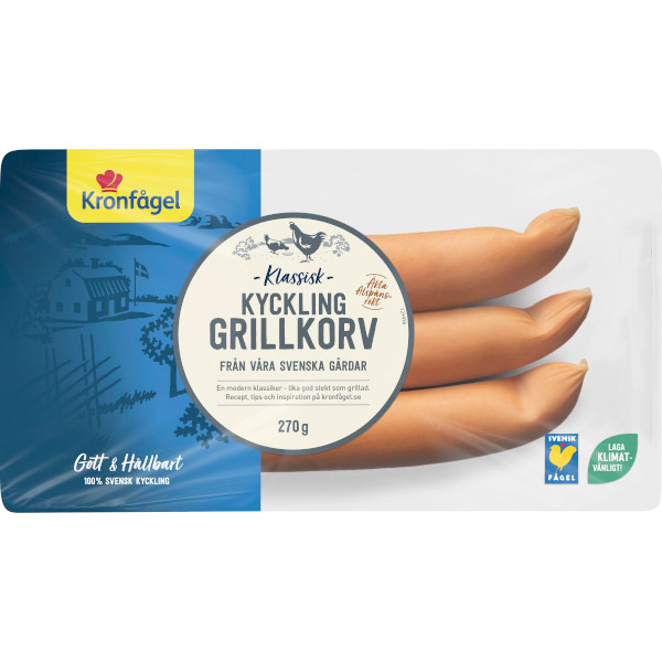 Kronfågel Kycklinggrillkorv Klassisk