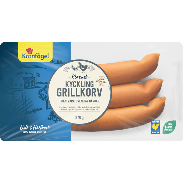 Kronfågel Kycklinggrillkorv Klassisk