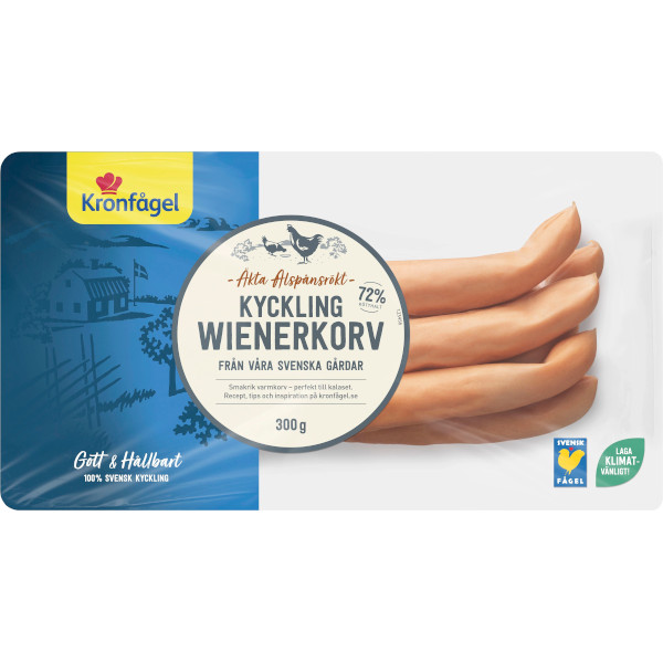 Kronfågel Kycklingwienerkorv