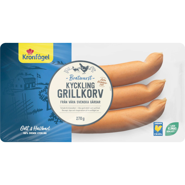 Kronfågel Kycklinggrillkorv Bratwurst