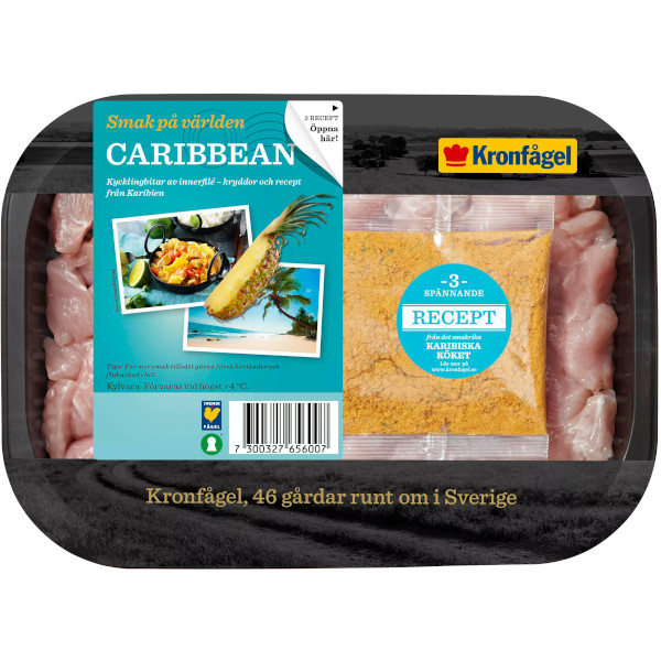 Kronfågel Kycklingbitar Caribbean