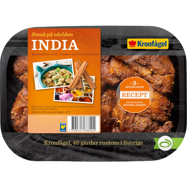 Kronfågel Kycklingbitar India