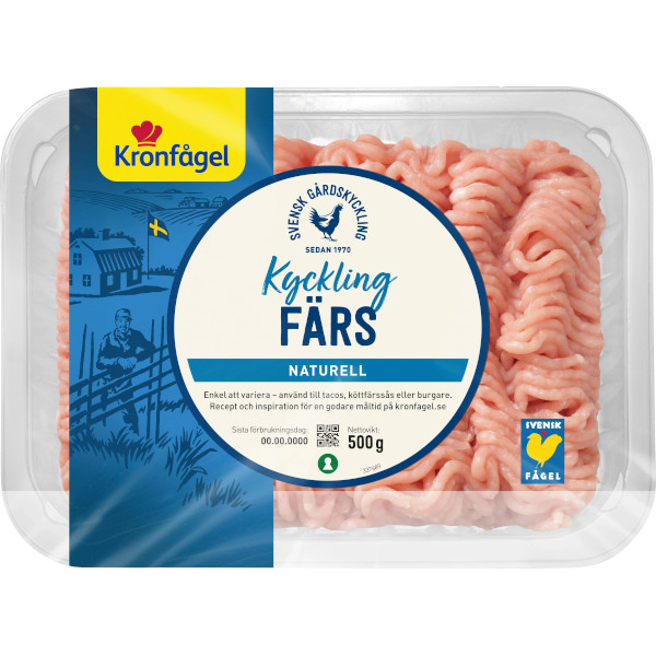 Kronfågel Kycklingfärs