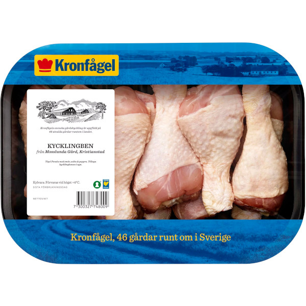 Kronfågel Kycklingben