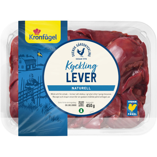 Kronfågel Kycklinglever