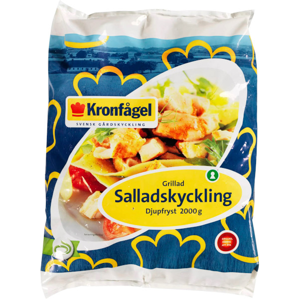 Kronfågel Salladskyckling Grillad