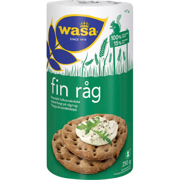 Wasa Knäckebröd Runda Fin Råg