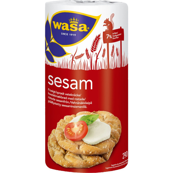 Wasa Knäckebröd Runda Sesam