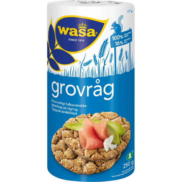 Wasa Knäckebröd Runda Grovråg