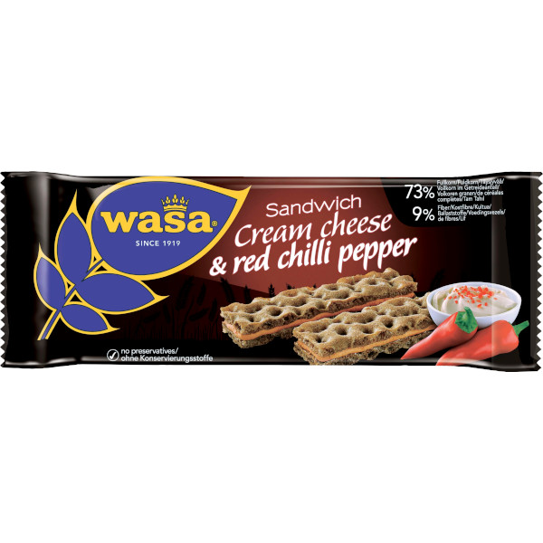 Wasa Sandwich Cream Cheese & Red Chili Pepper
