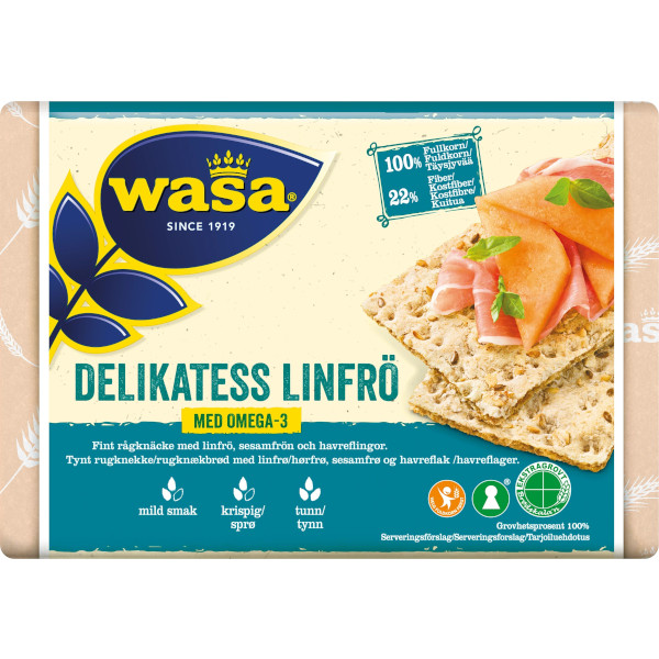 Wasa Knäckebröd Delikatess Linfrö