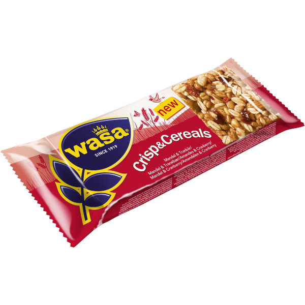 Wasa Crisp & Cereals Mandel/Tranbär