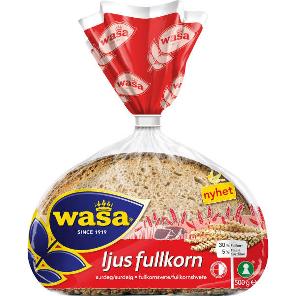 Wasa Bröd Ljus Fullkorn