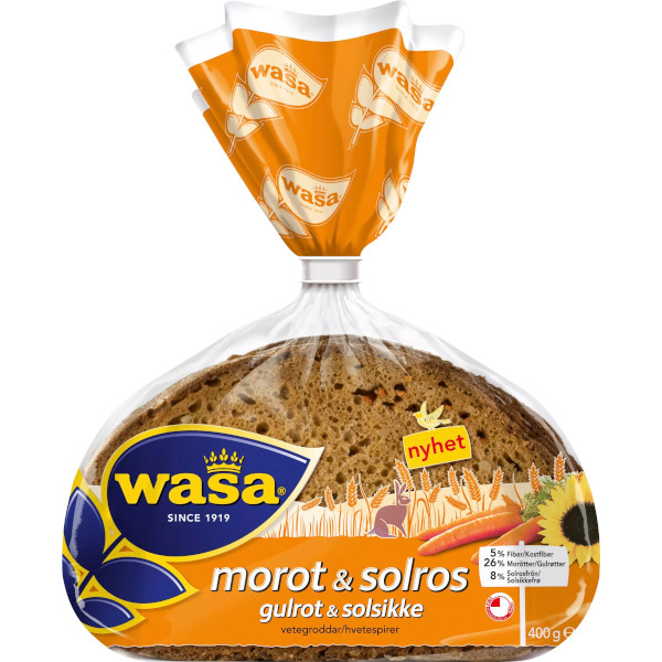 Wasa Bröd Morot & Solros