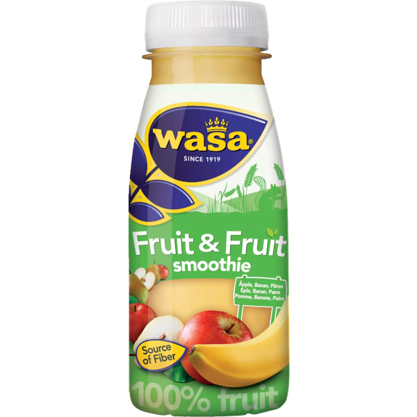 Wasa Smoothie Fruit & Fruit Äpple/Banan/Päron