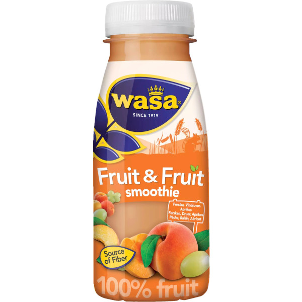 Wasa Smoothie Fruit & Fruit Persika/Vindruvor/Aprikos