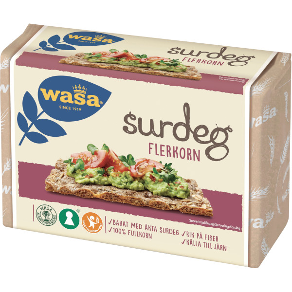 Wasa Knäckebröd Surdeg Flerkorn