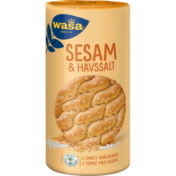 Wasa Knäckebröd Runda Sesam & Havssalt