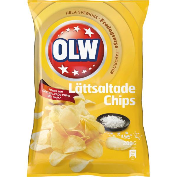 OLW Chips Lättsaltade