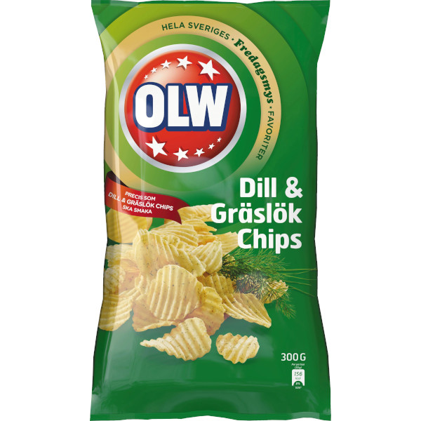 OLW Chips Dill & Gräslök