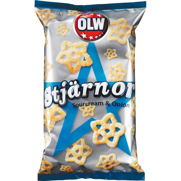 OLW Stjärnor Sourcream & Onion