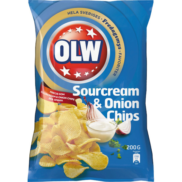 OLW Chips Sourcream & Onion
