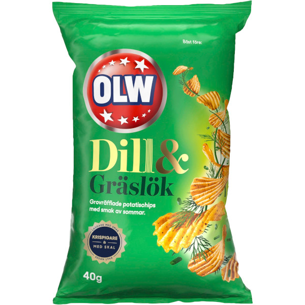 OLW Chips Dill & Gräslök