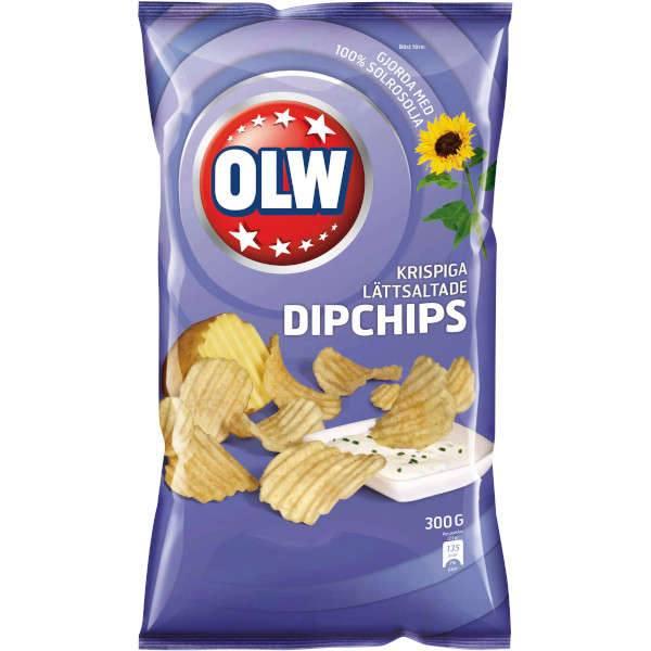 OLW Dipchips Lättsaltade