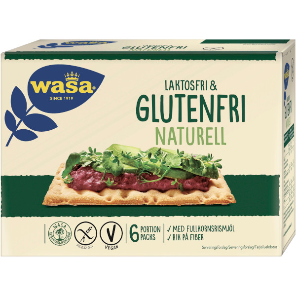 Wasa Knäckebröd Laktosfri & Glutenfri Naturell