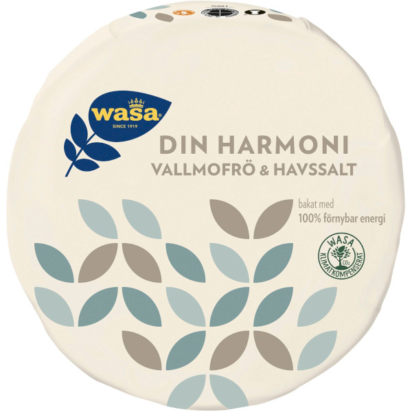 Wasa Knäckebröd Din Harmoni Vallmofrö & Havssalt