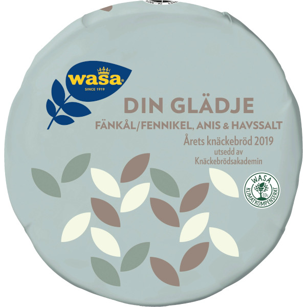 Wasa Knäckebröd Din Glädje Fänkål/Anis/Havssalt