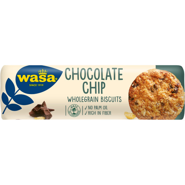 Wasa Fullkornskakor Chocolate Chip