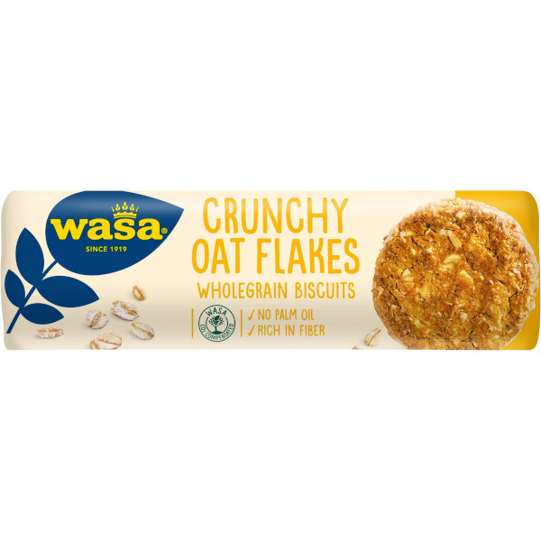 Wasa Fullkornskakor Crunchy Oat Flakes
