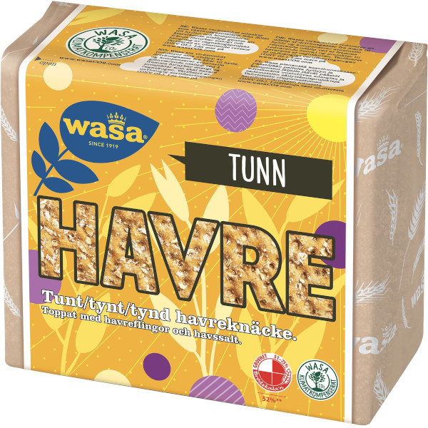Wasa Knäckebröd Havre Tunn