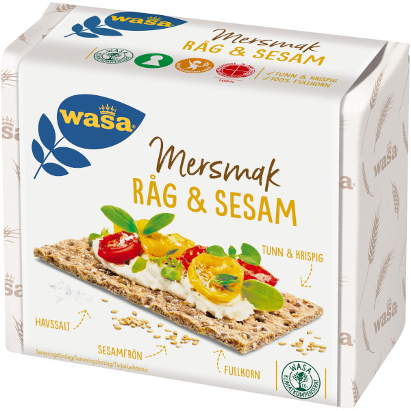 Wasa Knäckebröd Mersmak Råg & Sesam