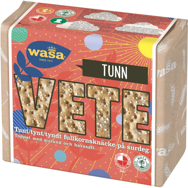 Wasa Knäckebröd Tunn Vete