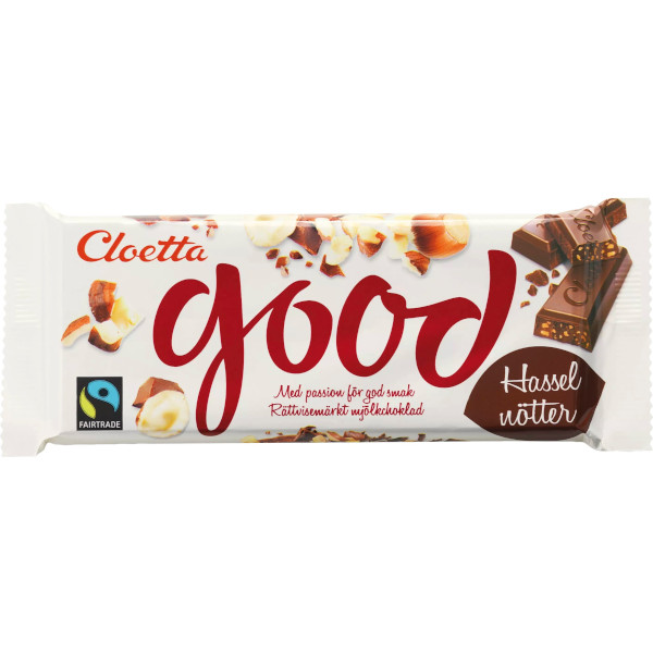 Cloetta Chokladkaka Good Hasselnötter