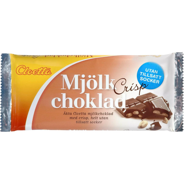 Cloetta Chokladkaka Mjölkchoklad Crisp UTS