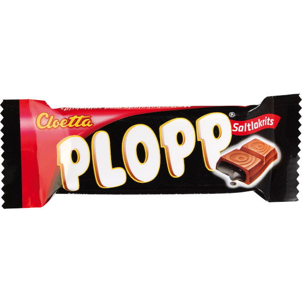 Cloetta Chokladbit Plopp Saltlakrits